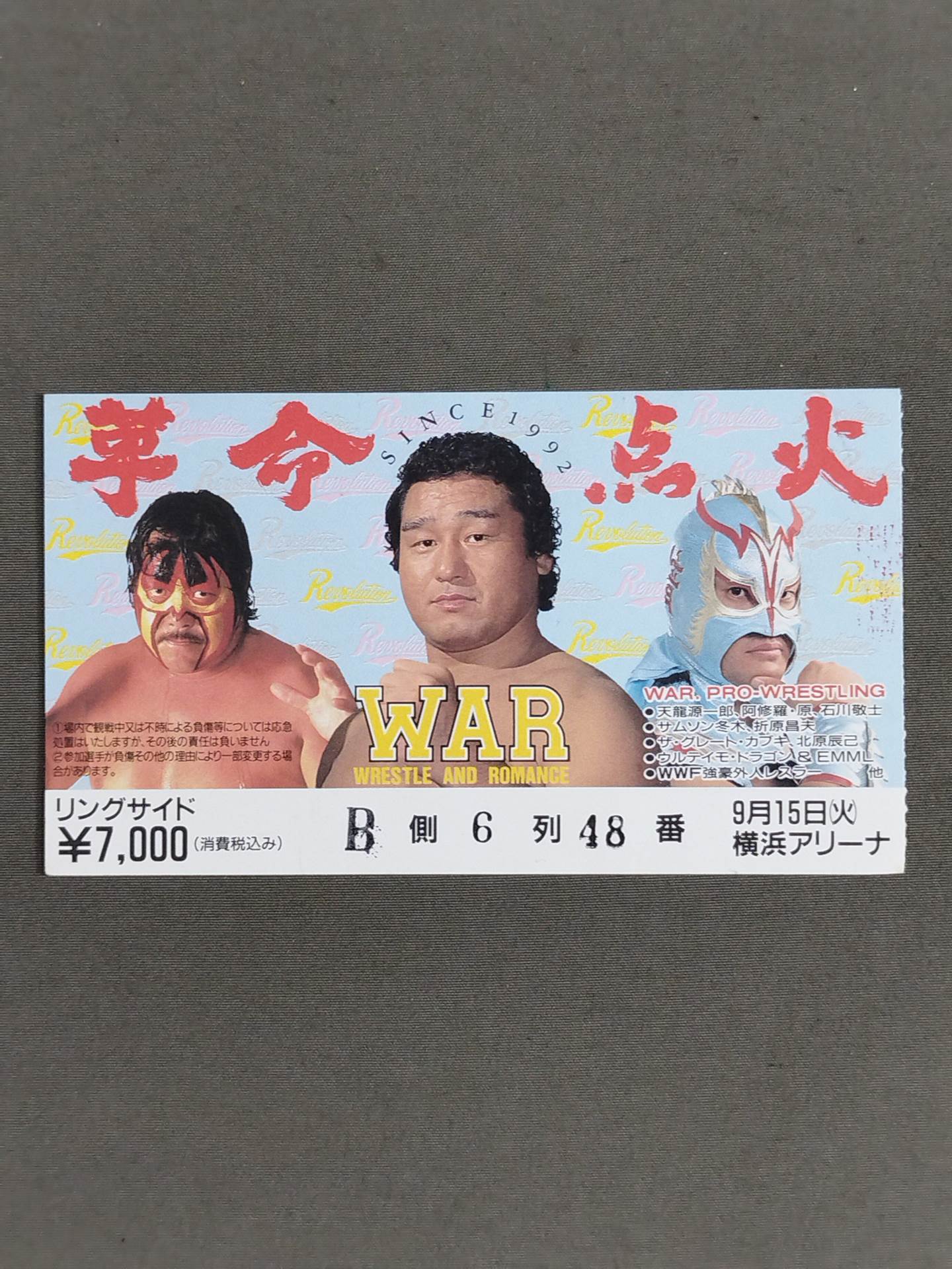 ★フレアーvs天龍 WWF戦★ 革命点火
