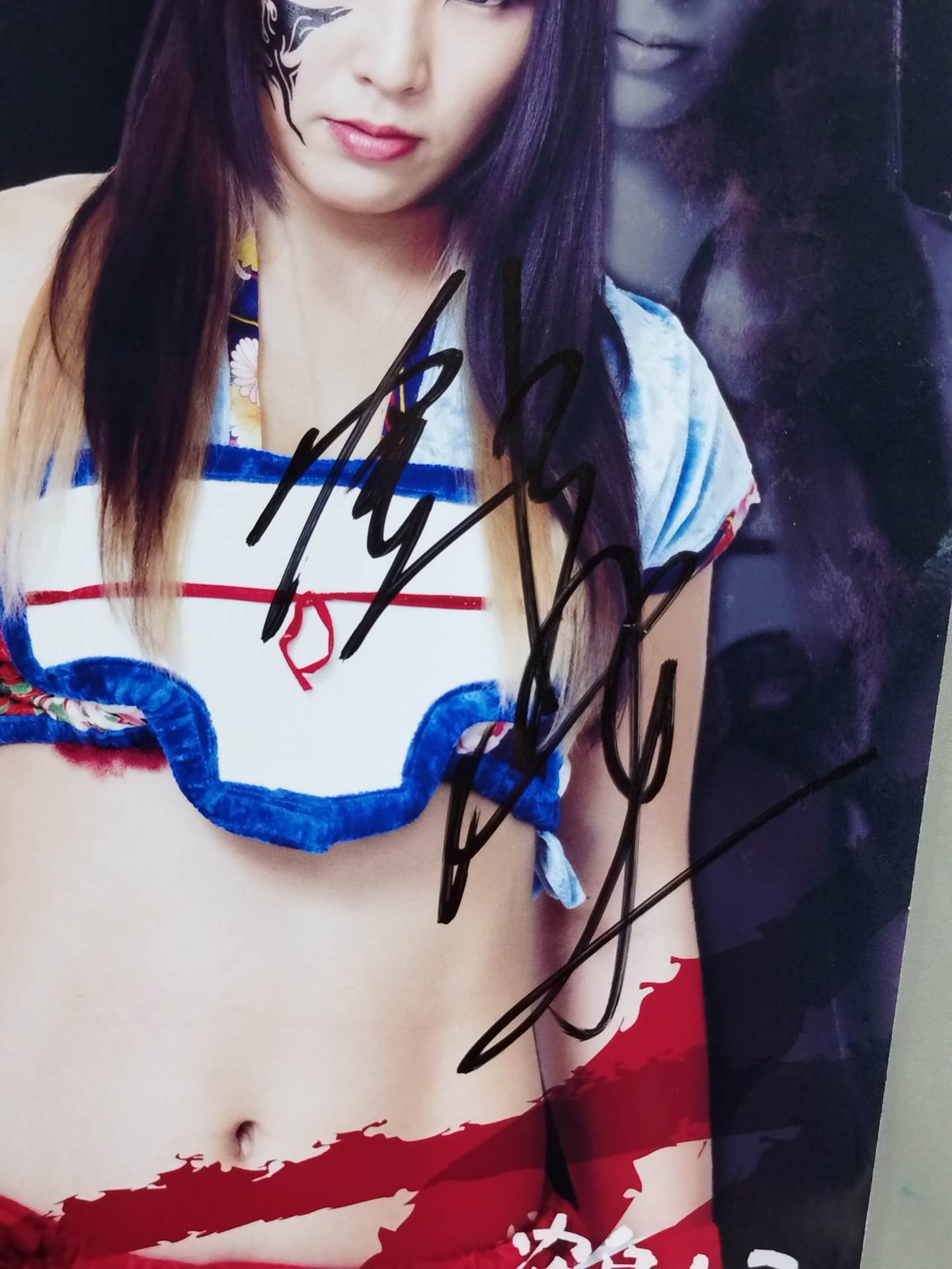 織姫(志田光) 直筆サイン入り ポートレート (A-5)