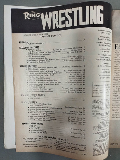 【The RING】WRESTLING 1972年7月号