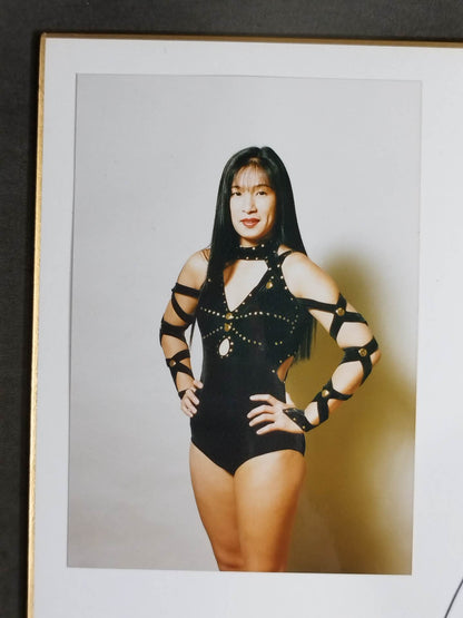 豊田真奈美 プリントサイン(ブロマイド貼付)
