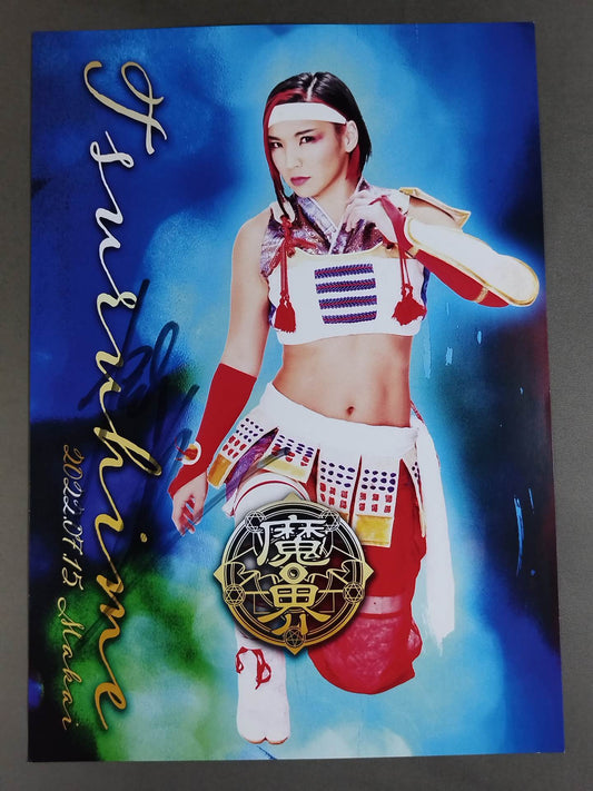 鶴姫(志田光)  直筆サイン入り ポートレート (A-5)