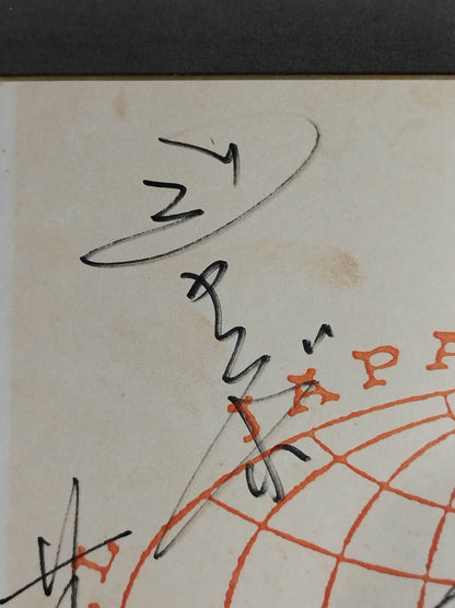 ★80年代の全日本プロレス★ 12選手 寄せ書き