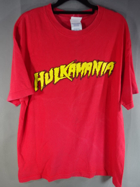 ハルク・ホーガン HULKMANIA Tシャツ①(WWE/レッド)