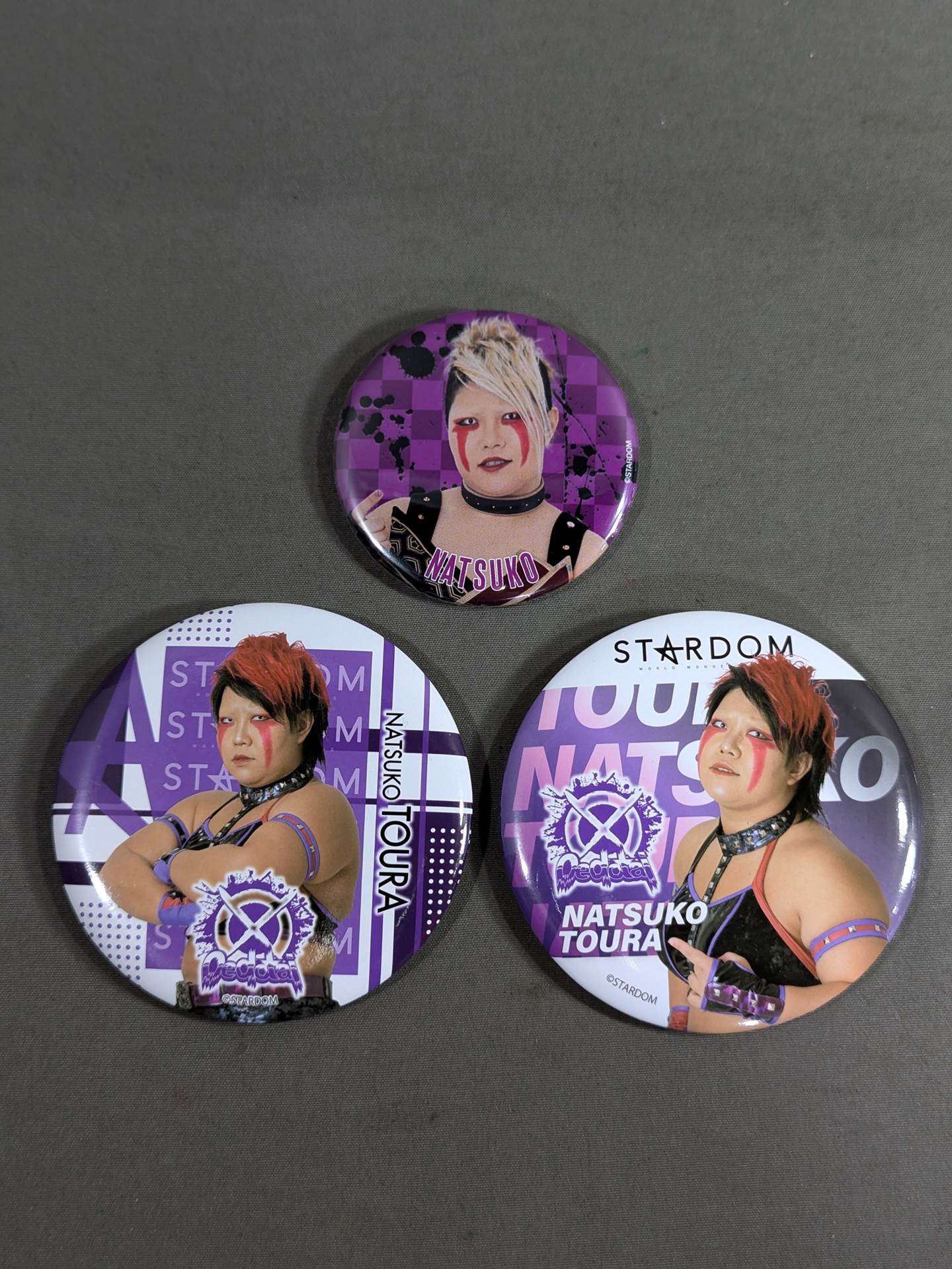 ★ Intelligent Monsters★ Natsuko Tora  PinBack button Set(1)