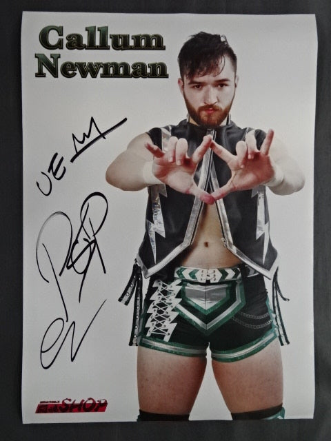 【hand signed autograph】 Column Newman Poster(1)