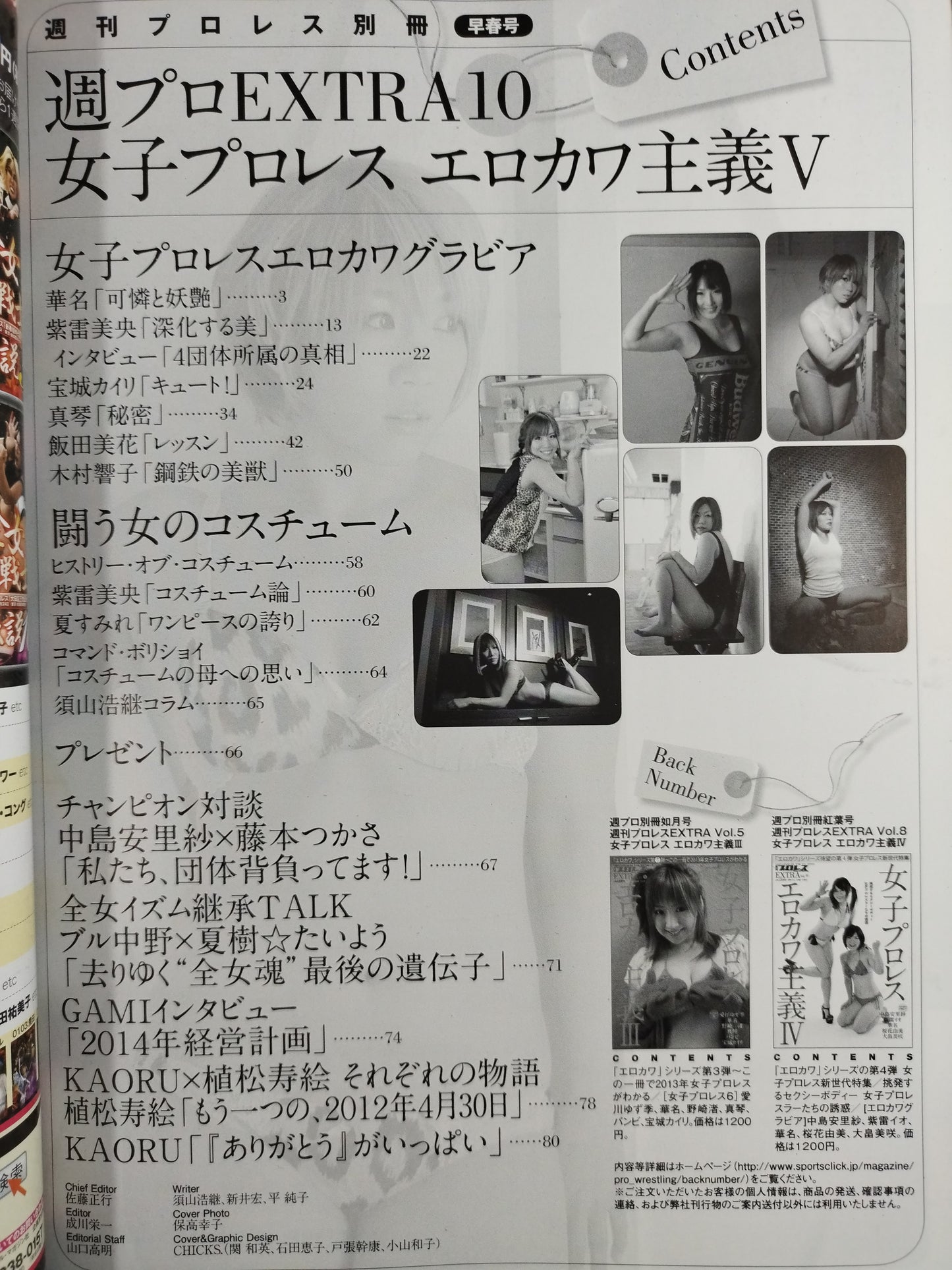 週刊プロレス別冊109「女子プロレス エロカワ主義Ⅴ」