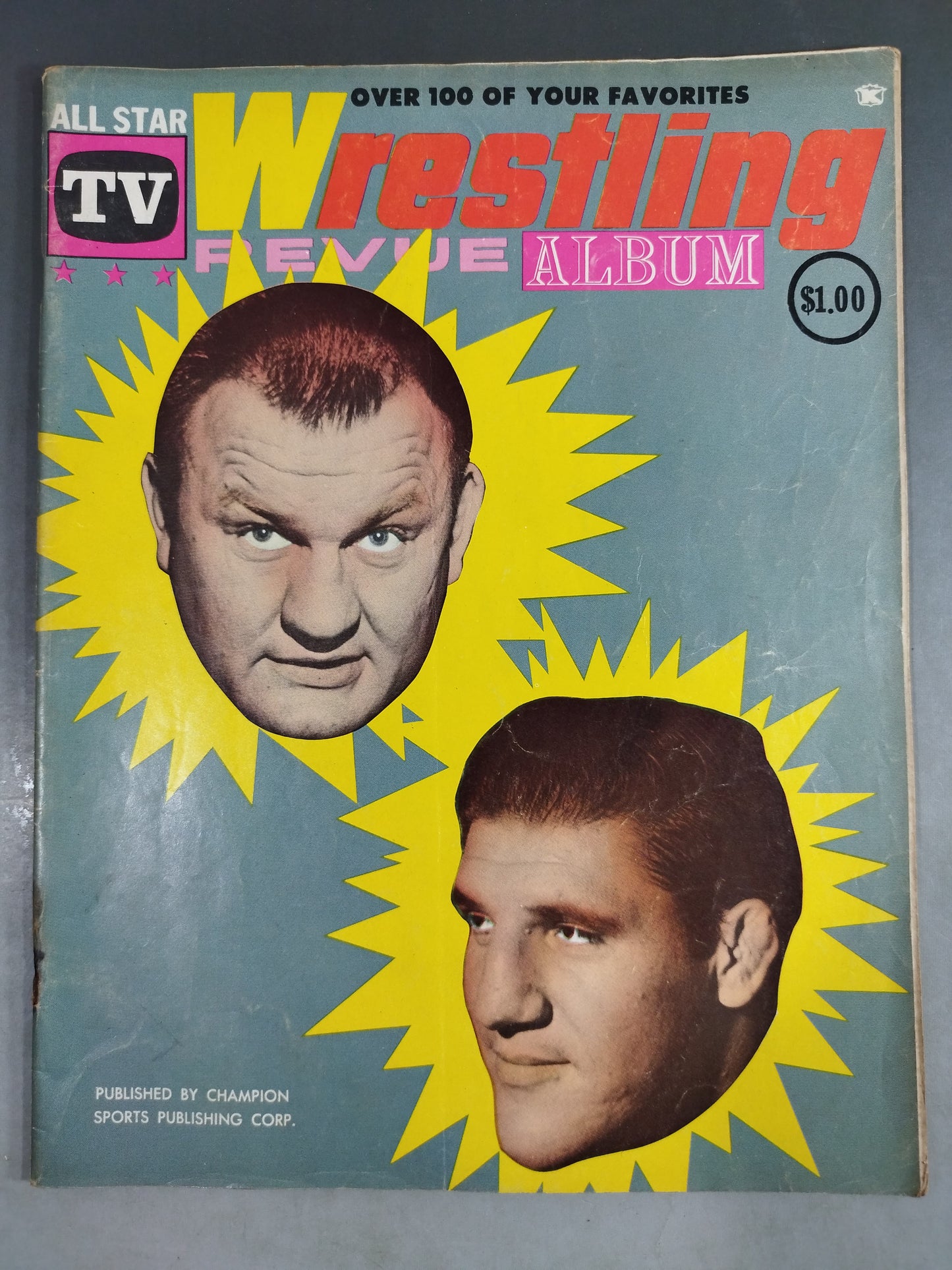 【7選手直筆サイン入り!!】Wrestling REVUE ALBUM 1968