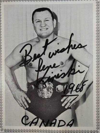 【7選手直筆サイン入り!!】Wrestling REVUE ALBUM 1968