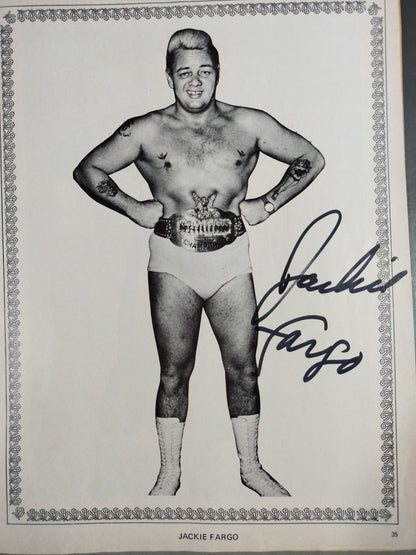【7選手直筆サイン入り!!】Wrestling REVUE ALBUM 1968