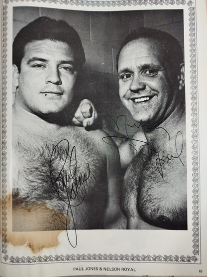 【7選手直筆サイン入り!!】Wrestling REVUE ALBUM 1968