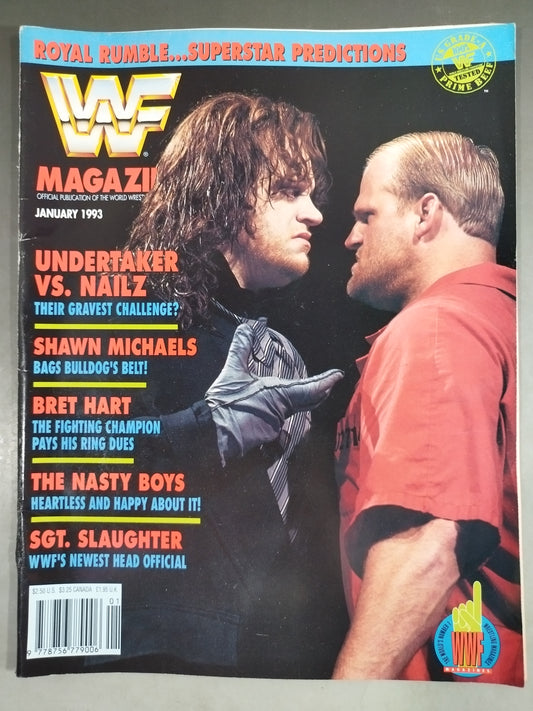 WWF MAGAZINE 1993年1月号