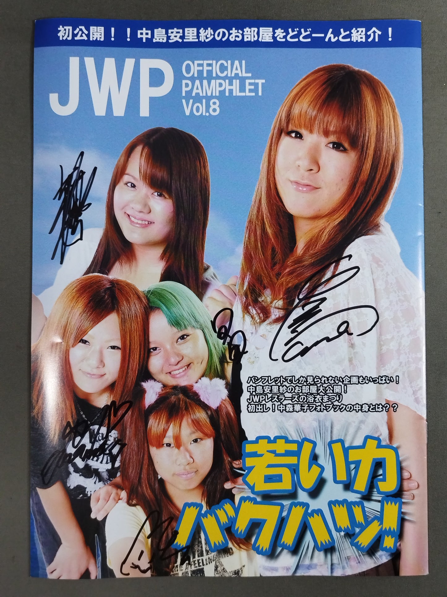 【5選手直筆サイン入り】JWP / 2012 OFFICIAL PAMPHLET Vol.8