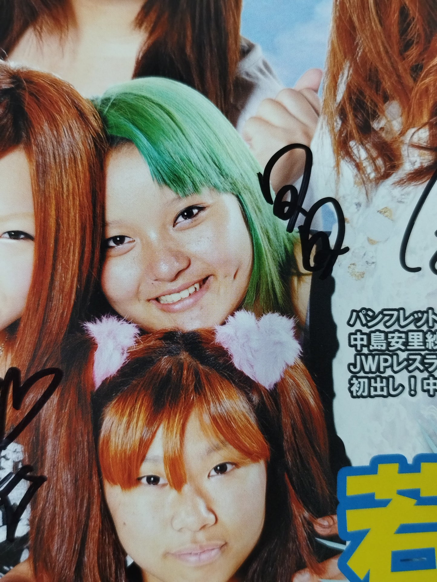 【5選手直筆サイン入り】JWP / 2012 OFFICIAL PAMPHLET Vol.8