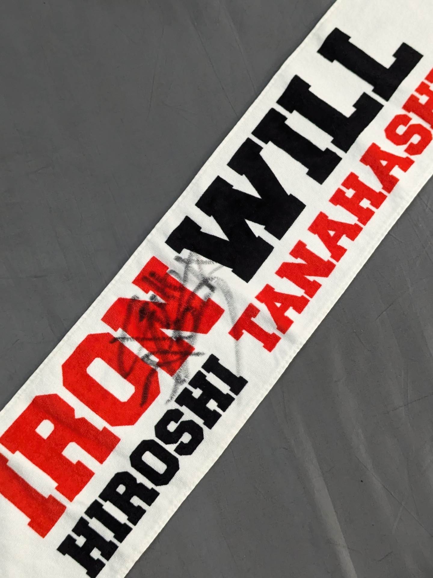 【直筆サイン入り】棚橋弘至「IRON WILL」マフラータオル
