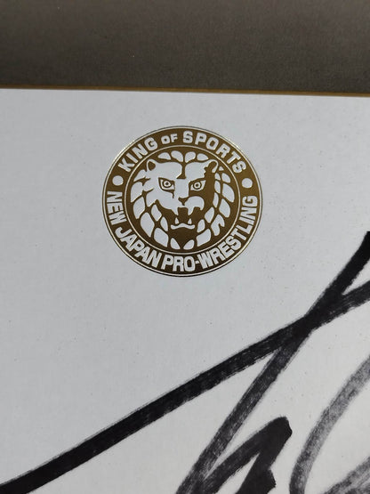Togi Makabe  (Lion Mark ) Shikishi ( Autograph board ) )