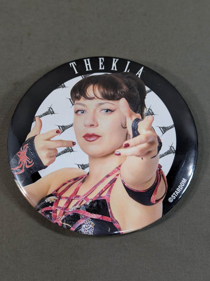 Thekla  Stardom Trading BIG PinBack button  2023