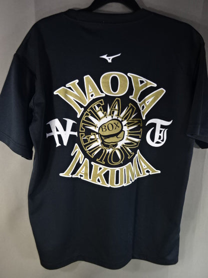 ★ Team Naoya ★ Inoue × Takuma Inoue 2022 (vs Donaire 2) Support Shirt (1) (Black)