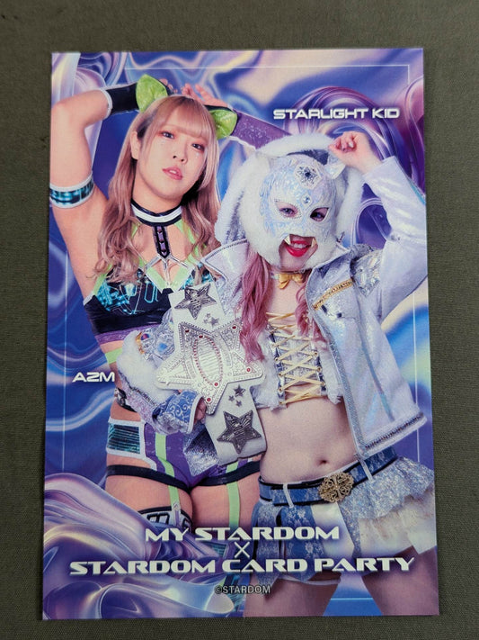 STARLIGHT KID & AZM My STARDOM×STARDOM CARD PARTY Postcard