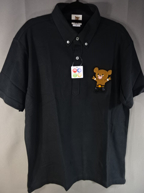 Muto Bear Polo Shirt (1) (Black)