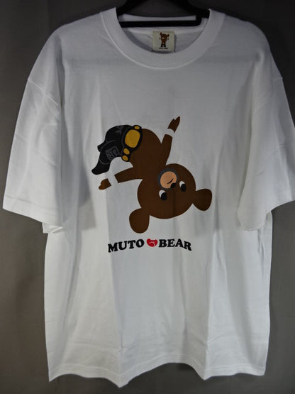 Muto Keiji  Muto Bear T-Shirt (1) ( Pro Wrestling LOVE/White)