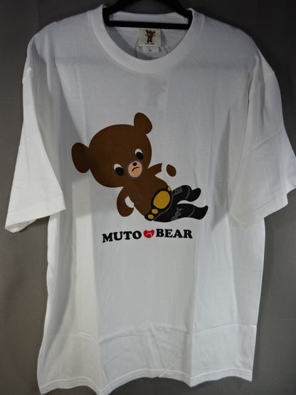 Muto Keiji  Muto Bear T-Shirt (2) ( Pro Wrestling LOVE/White)