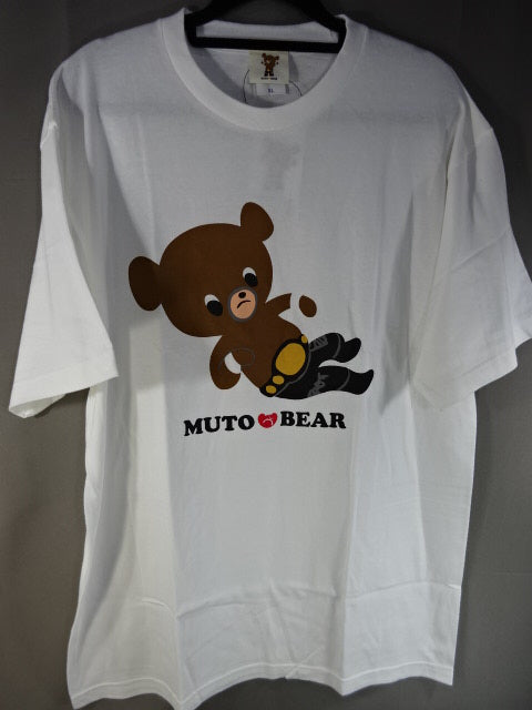 Muto Keiji  Muto Bear T-Shirt (2) ( Pro Wrestling LOVE/White)