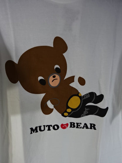 Muto Keiji  Muto Bear T-Shirt (2) ( Pro Wrestling LOVE/White)
