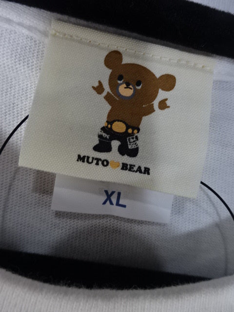 Muto Keiji  Muto Bear T-Shirt (2) ( Pro Wrestling LOVE/White)