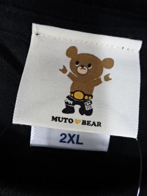 Muto Keiji  Muto Bear Long Sleeve T-Shirt (1) ( Pro Wrestling LOVE/Black)