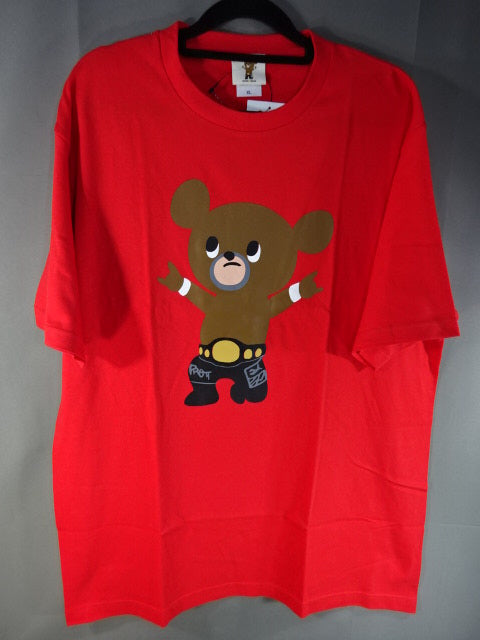 Muto Keiji  Muto Bear T-Shirt (3) ( Pro Wrestling LOVE/Red)