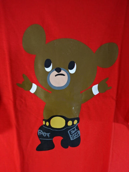 Muto Keiji  Muto Bear T-Shirt (3) ( Pro Wrestling LOVE/Red)
