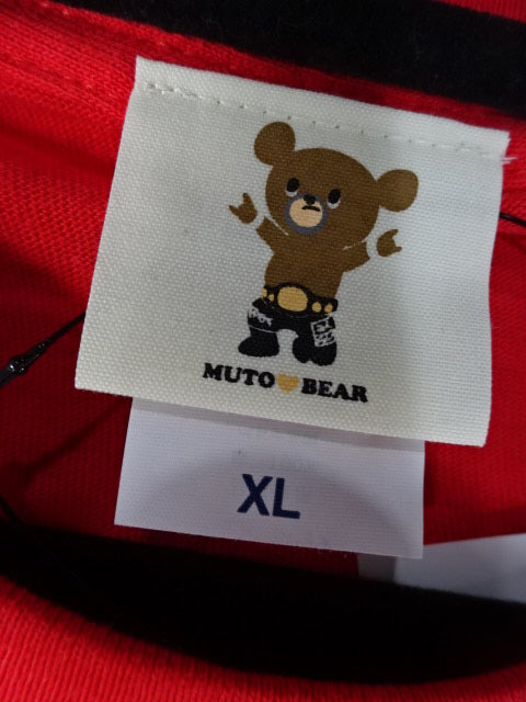 Muto Keiji  Muto Bear T-Shirt (3) ( Pro Wrestling LOVE/Red)