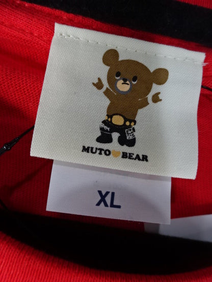 Muto Keiji  Muto Bear T-Shirt (3) ( Pro Wrestling LOVE/Red)