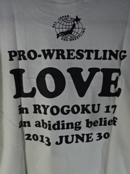 Muto Keiji  Muto Bear T-Shirt (2) (All Japan) Pro Wrestling  / White)