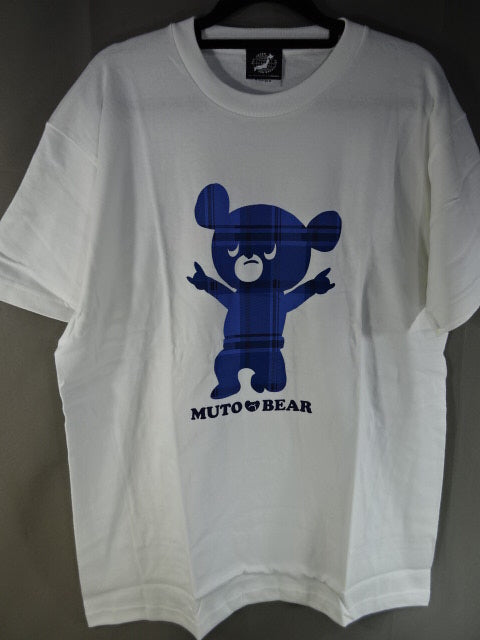 Muto Keiji  Muto Bear T-Shirt (4) (All Japan Pro Wrestling  / White)