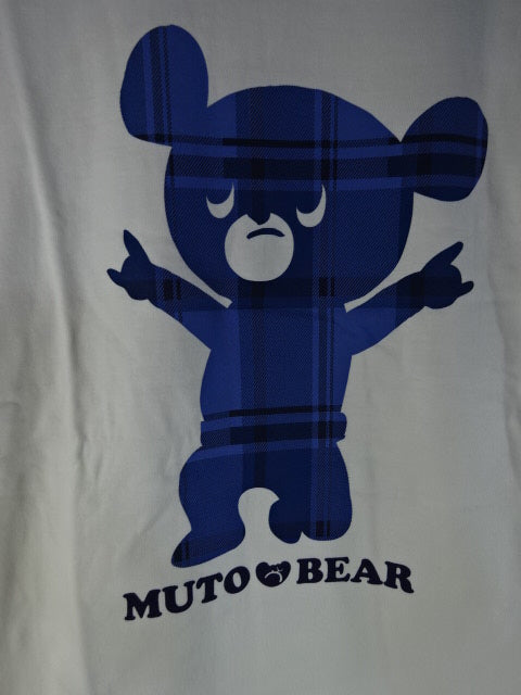 Muto Keiji  Muto Bear T-Shirt (4) (All Japan Pro Wrestling  / White)