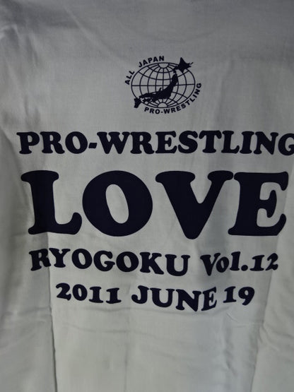 Muto Keiji  Muto Bear T-Shirt (4) (All Japan Pro Wrestling  / White)