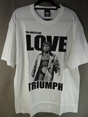 【新品】武藤 敬司 トライアンフTシャツ （激レア・白）XXL 新品】武藤 敬司 トライアンフTシャツ （激レア・白）XXL 武藤