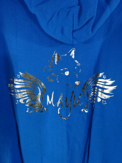 Mayu Iwatani  Zip Hoodie  (1) (Lableu)