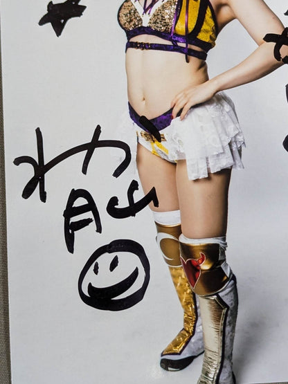 月山和香 直筆サイン入り ブロマイド(A-1)