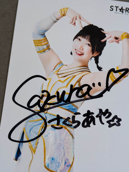 AYA SAKURA  hand signed autograph Photo (A-2)