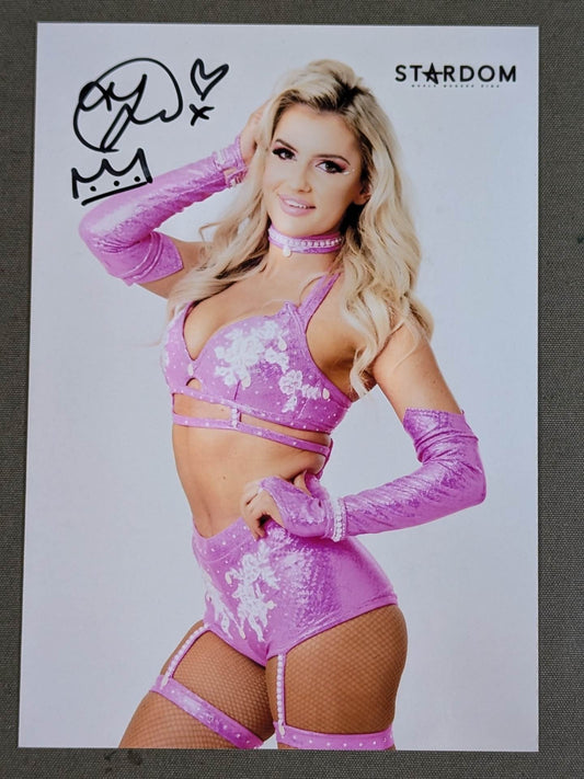 Mariah May hand signed autograph  photo (A-1)