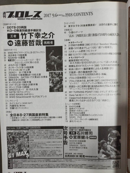 Weekly Pro Wrestling 1918