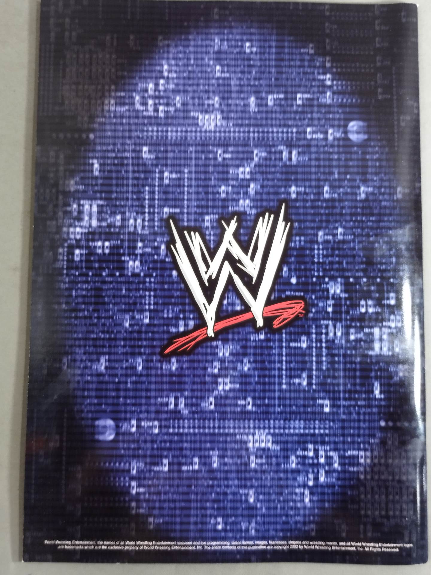 WWE OFFICIAL SOUVENIR PROGRAM 2002