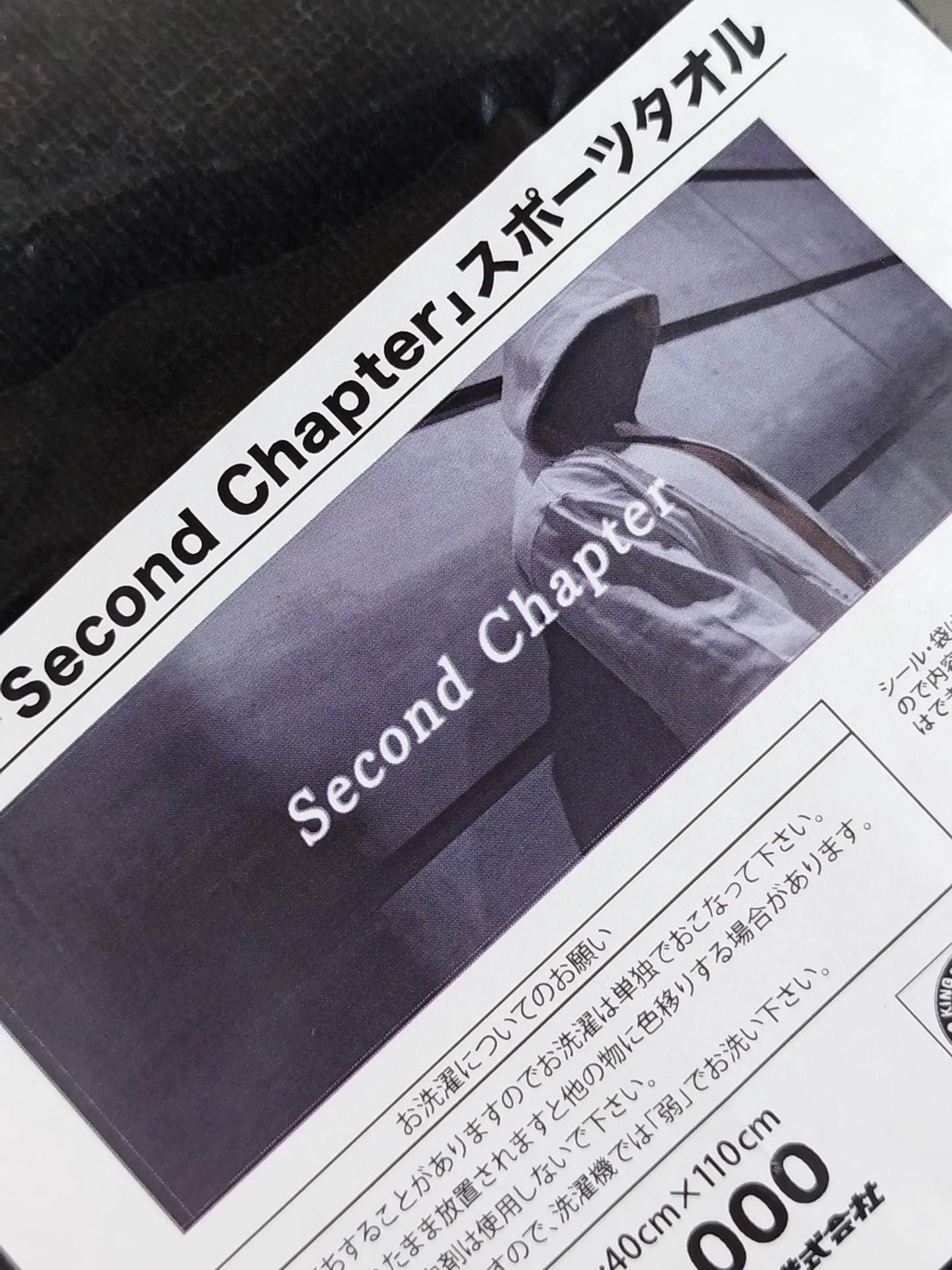 海野翔太「Second Chapter」スポーツタオル