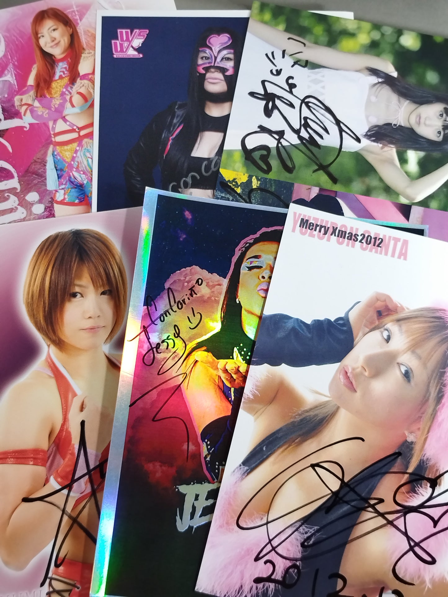 Women's Pro Wrestling  hand signed autograph Pro-Photo  Sets(1)