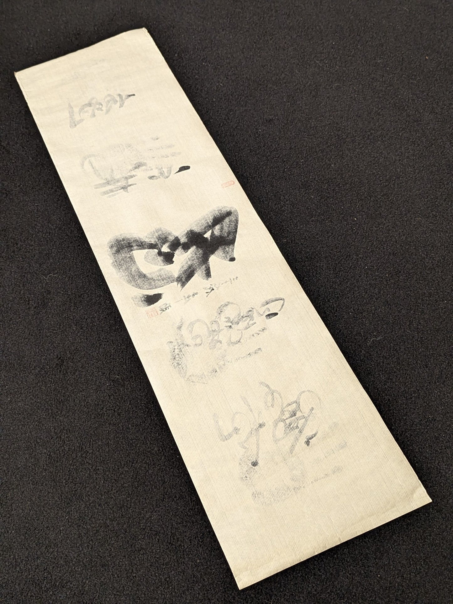 [Kakuryu ・Harumafuji ・ Hakuho ・Goeido] Handwritten Handprint  Roll