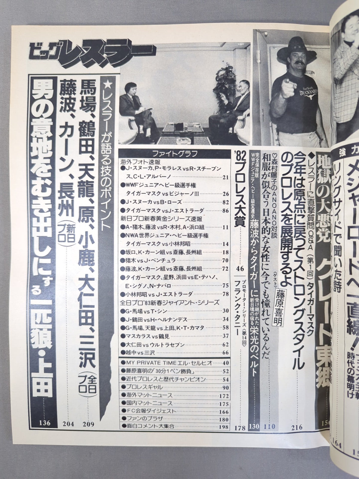 Monthly Big Wrestler March 1983 issue