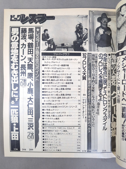 Monthly Big Wrestler March 1983 issue
