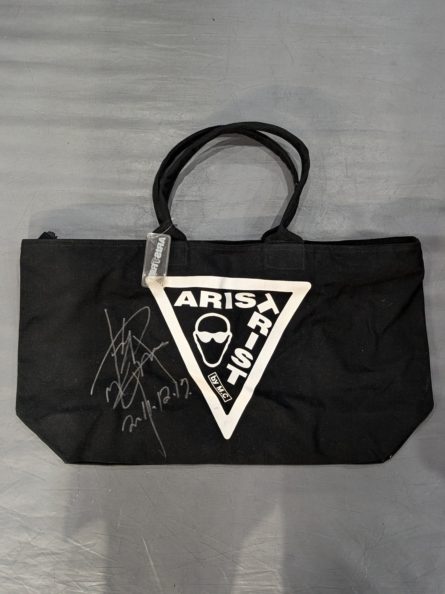 【蝶野正洋 直筆サイン入り】ARISTRIST ジップトートバッグ